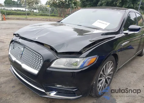 2017 Lincoln Continental Select z USA, uszkodzony, nr VIN 1LN6L9SK1H5609533